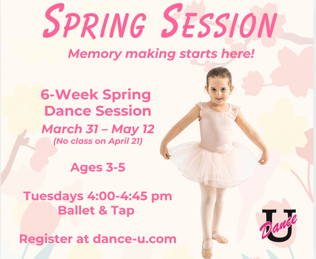 Spring Dance Class Flyer for Dance Unlimited