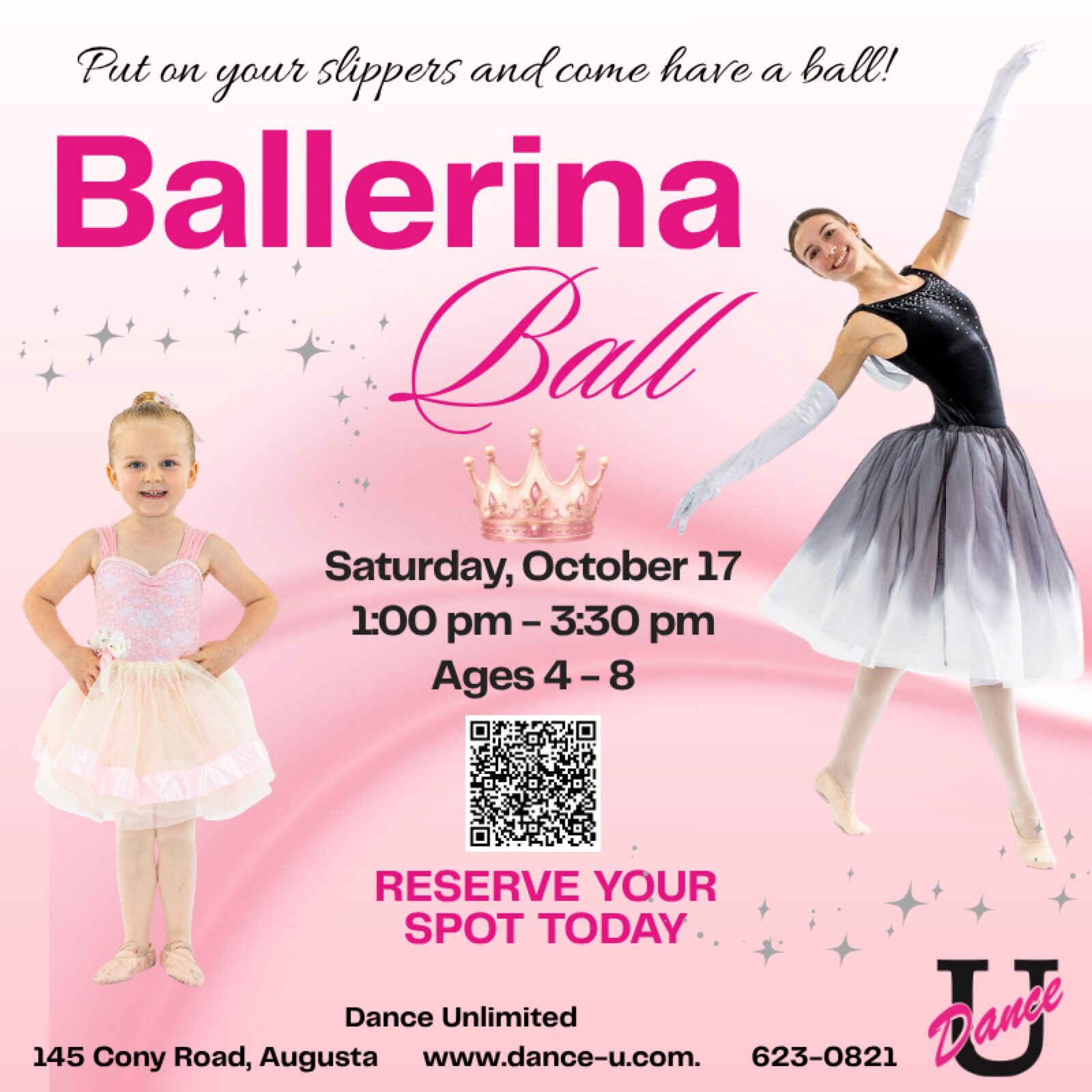 Ballerina Ball at Dance Unlimited Flyer