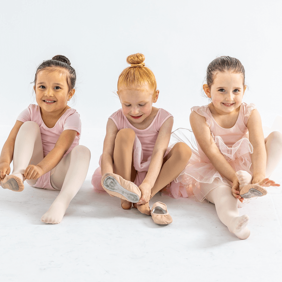 Ballet Dancers Putting on Shoes at Dance Unlimited