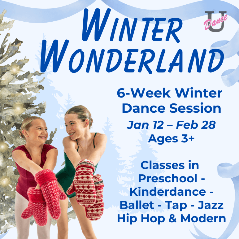 6-week Winter Dance Class Session in Augusta | Dance Unlimited Flyer